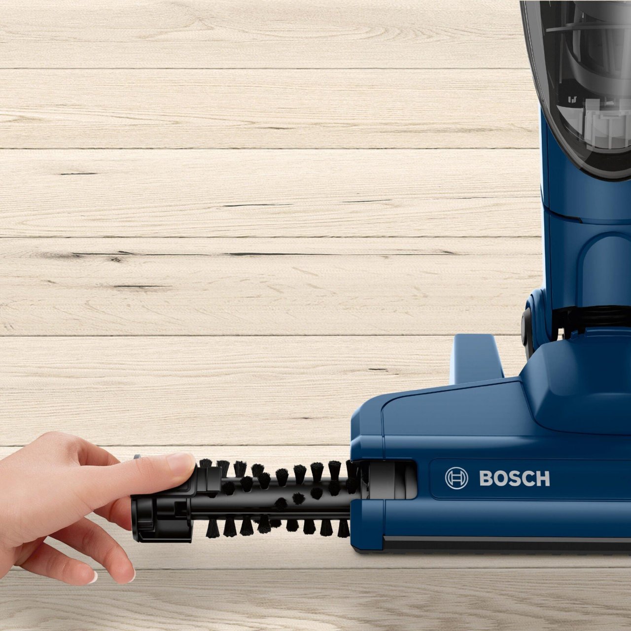 Bosche ProClean motorised brush head is great for cleaning, but can get tangled in high pile rugs and carpets