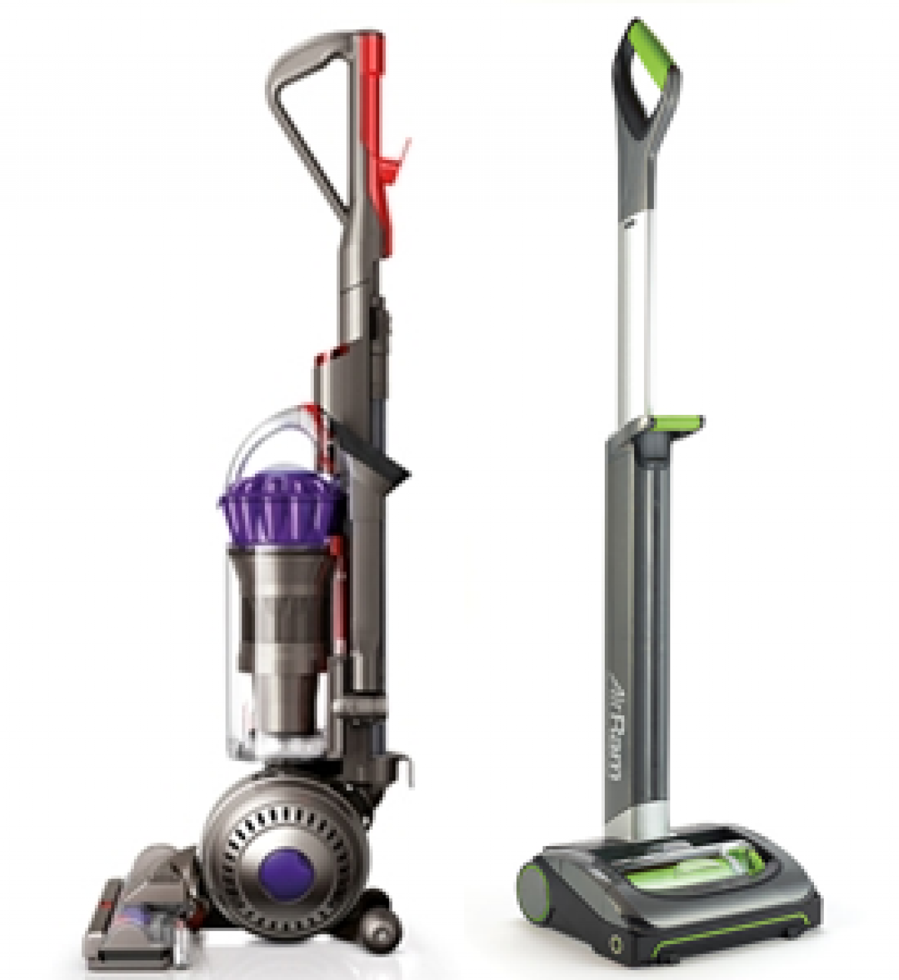 Conventional upright vs Gtech AirRam