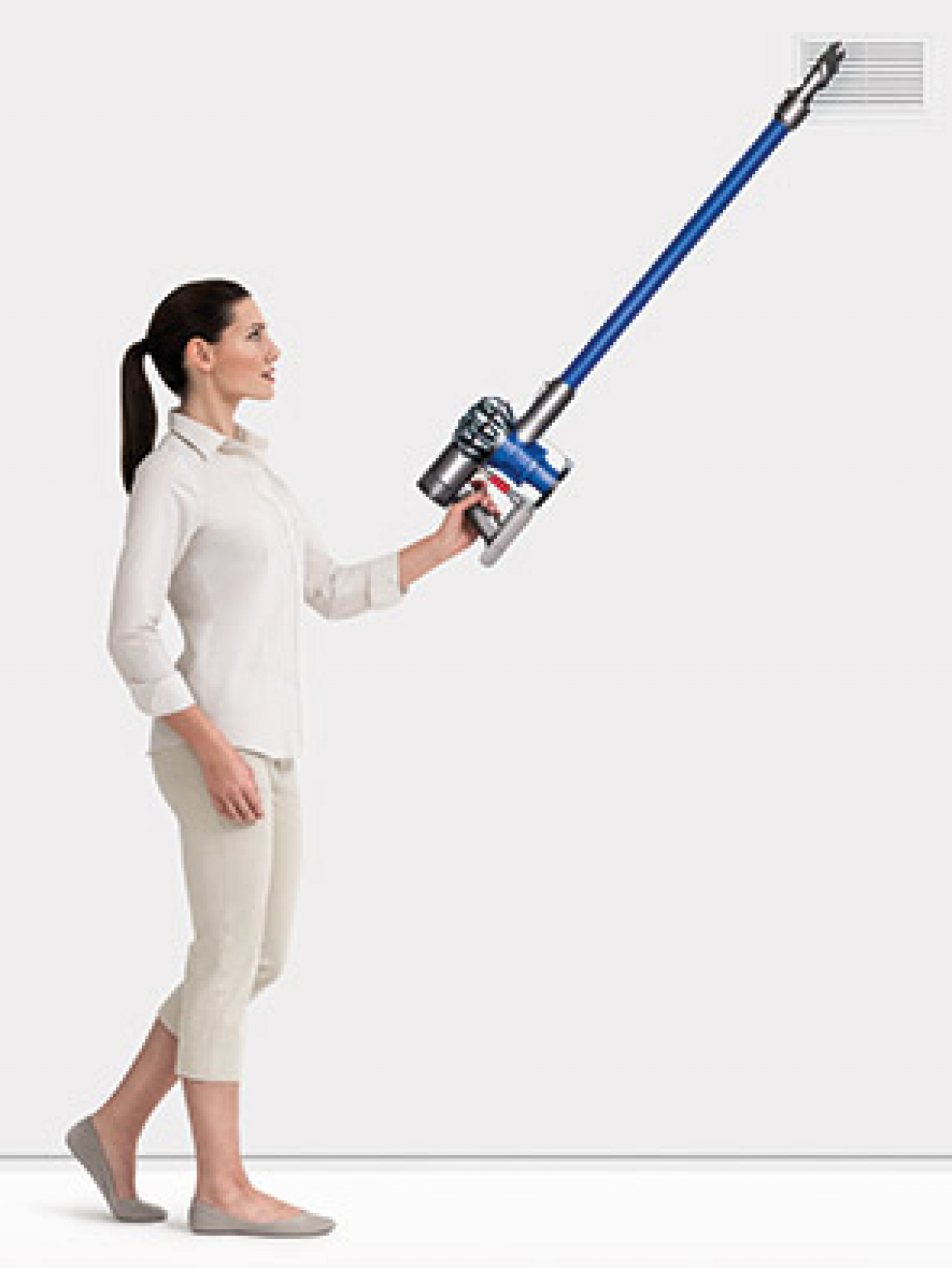 The Dyson V6 is light and versatile.
