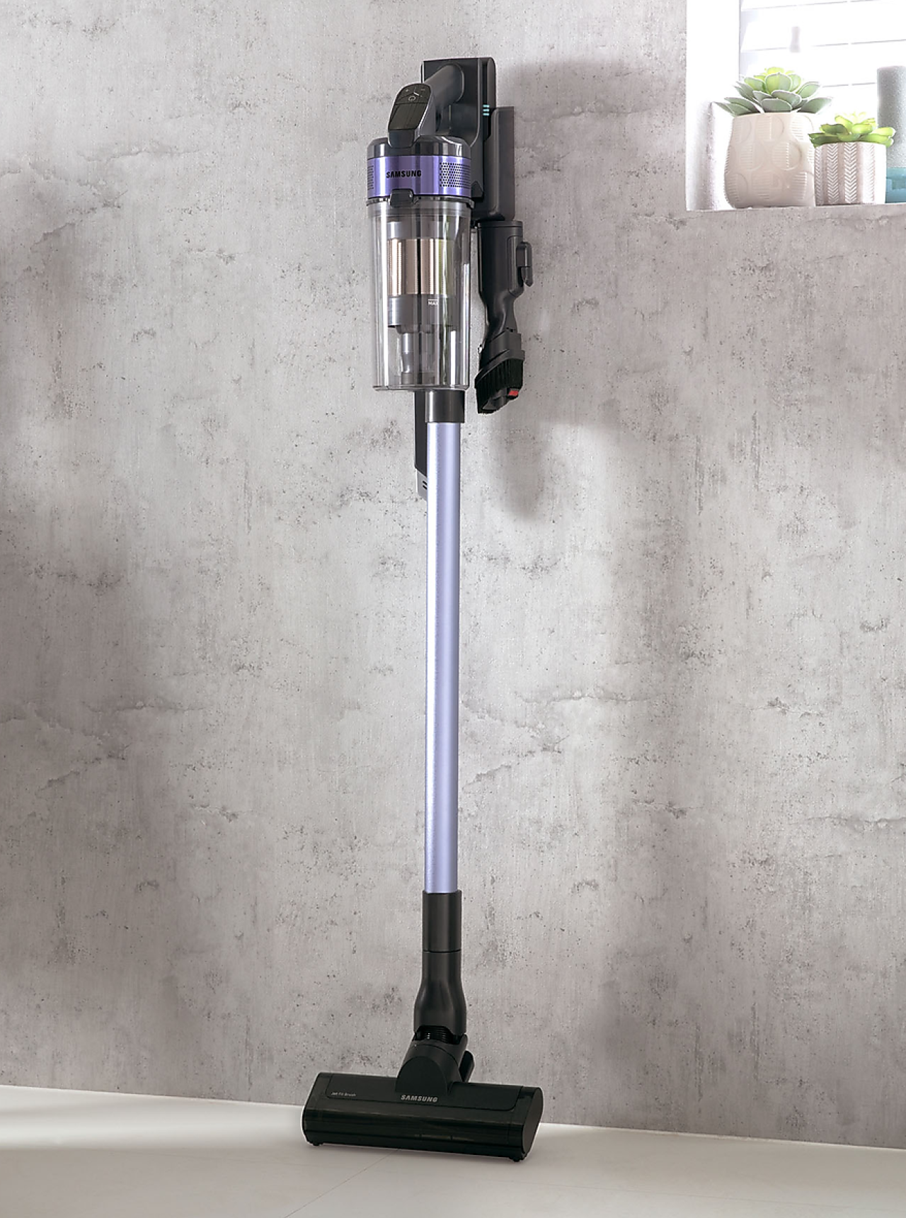 Samsung's Jet 60 is similar to most cordless vacuums in design.